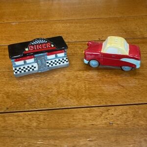 Road Trip Salt & Pepper shakers. New in box.